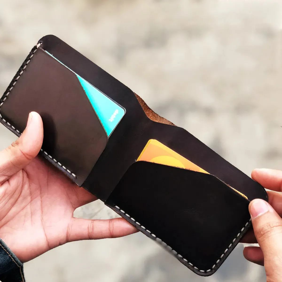 The Nexus: A Leather Bifold Wallet