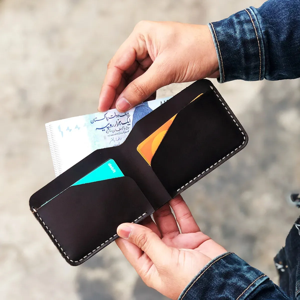 The Nexus: A Leather Bifold Wallet