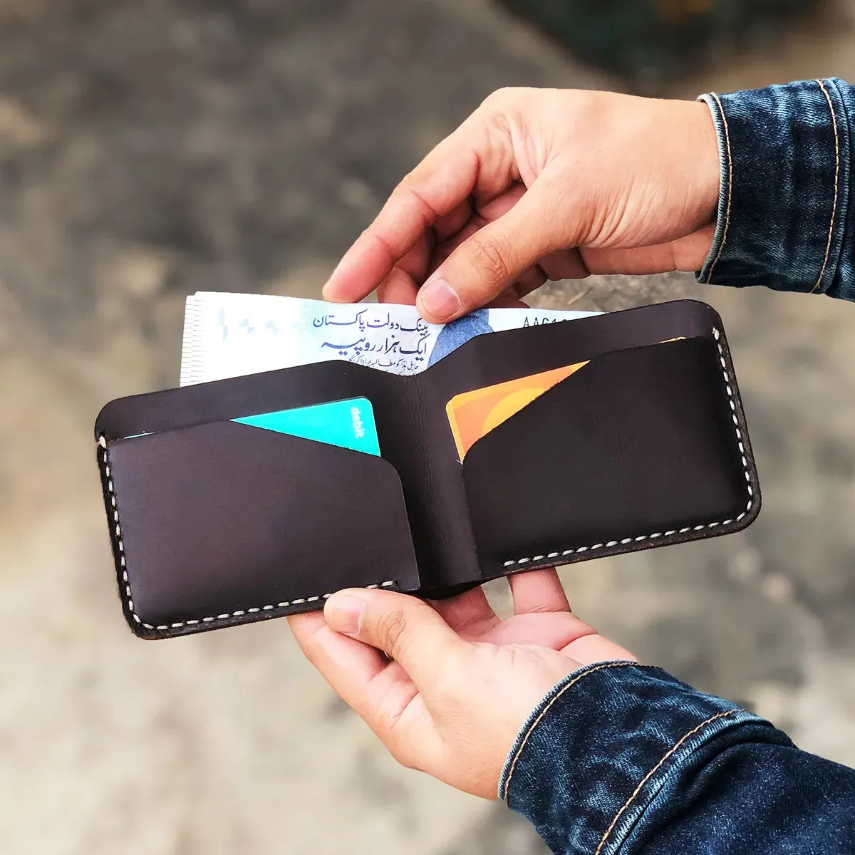 The Nexus: A Leather Bifold Wallet