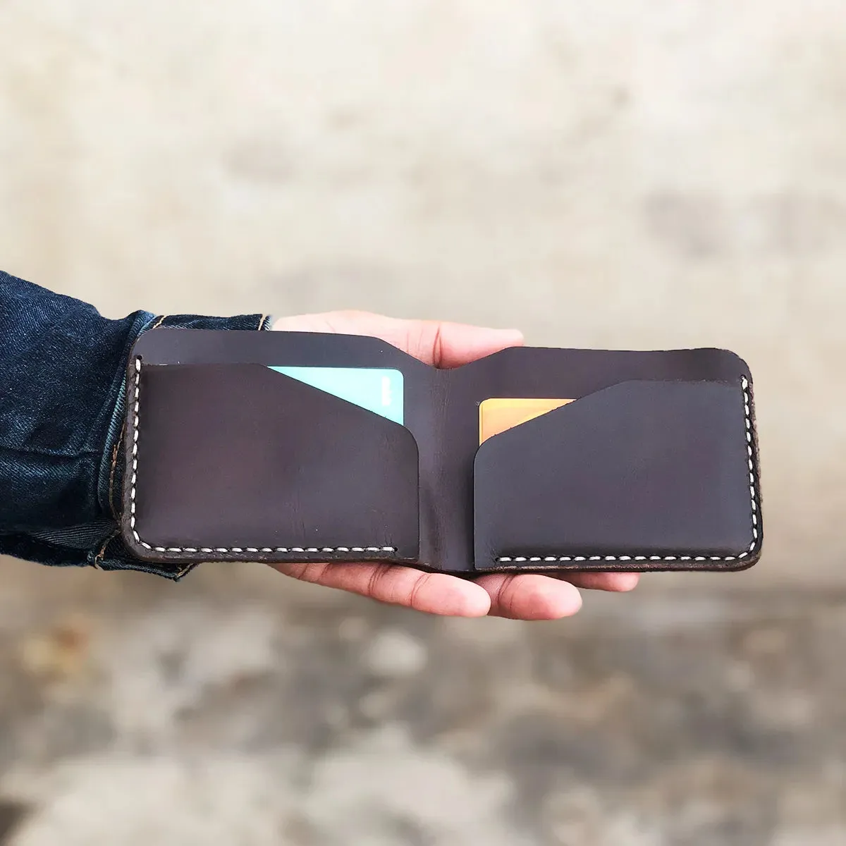 The Nexus: A Leather Bifold Wallet