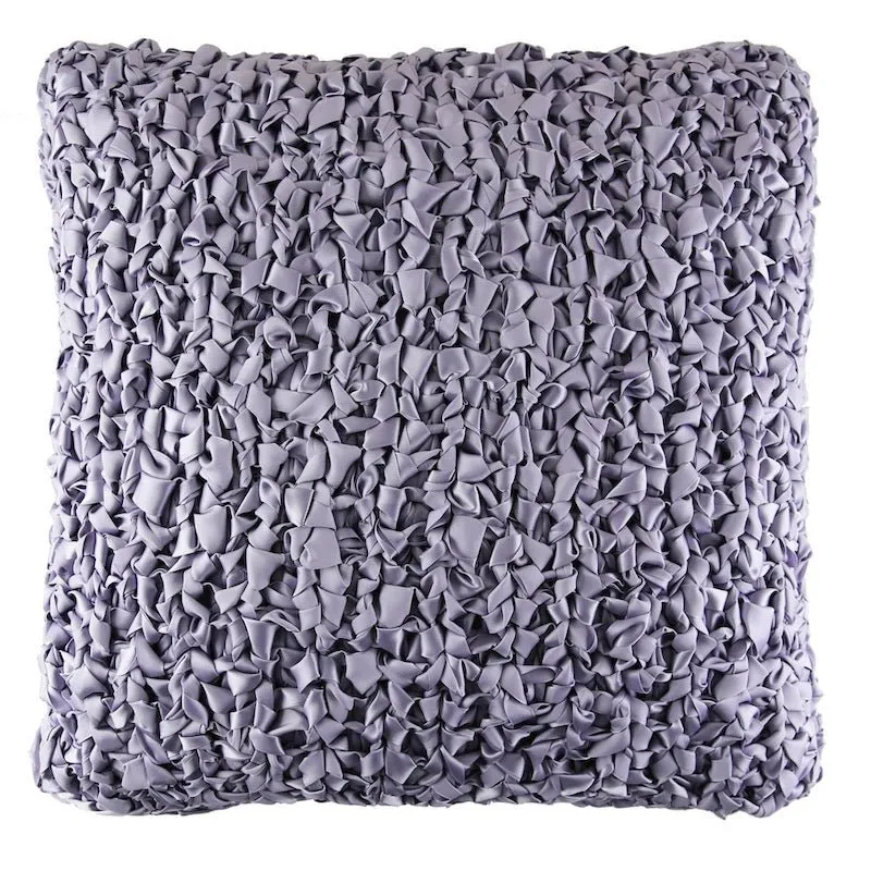 Thistle Ribbon Knit Pillows by Ann Gish