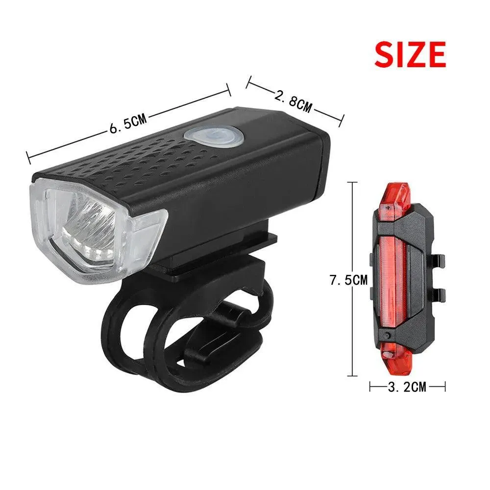 USB Rechargeable Bicycle Light Set: Illuminate Your Ride Safely and Stylishly