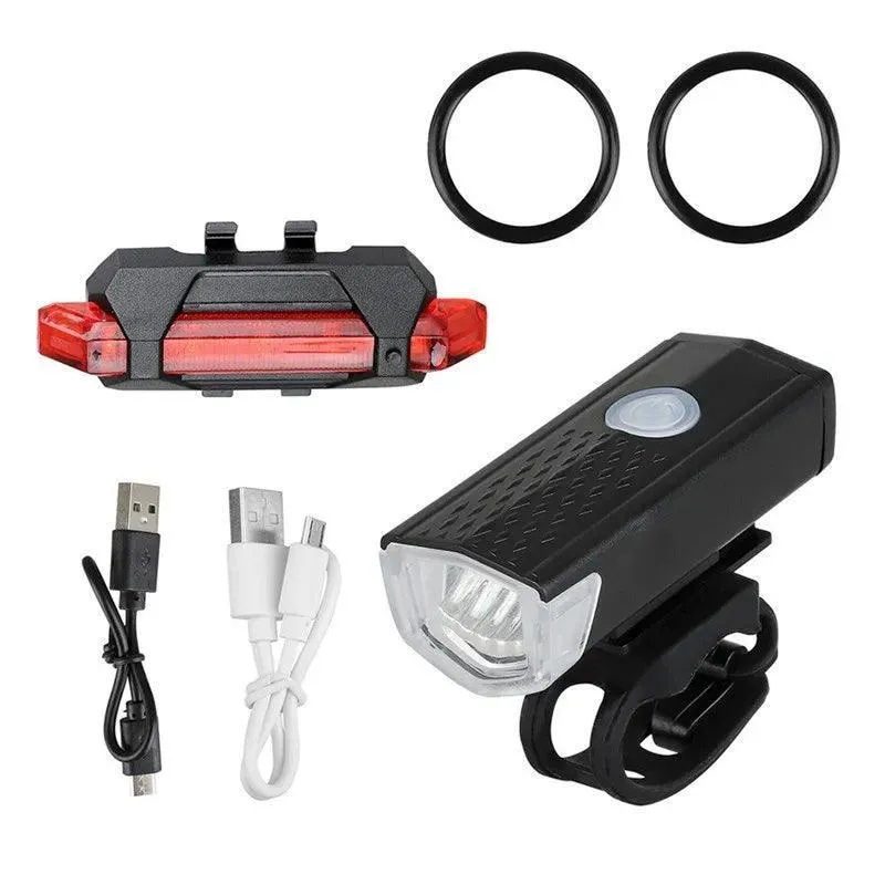USB Rechargeable Bicycle Light Set: Illuminate Your Ride Safely and Stylishly