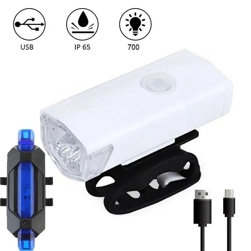 USB Rechargeable Bicycle Light Set: Illuminate Your Ride Safely and Stylishly