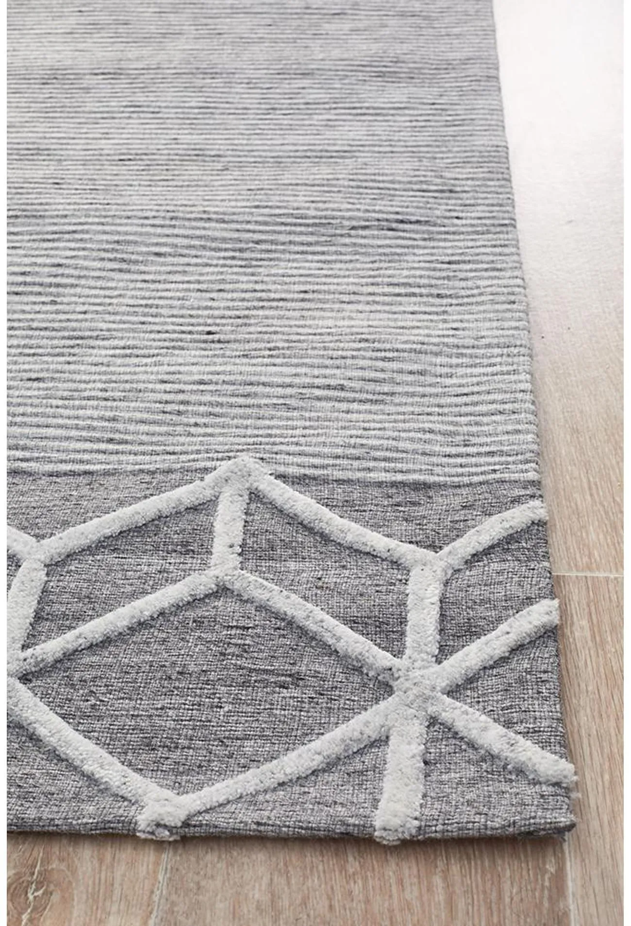 Vicenza Winter Grey Pulse Modern Rug