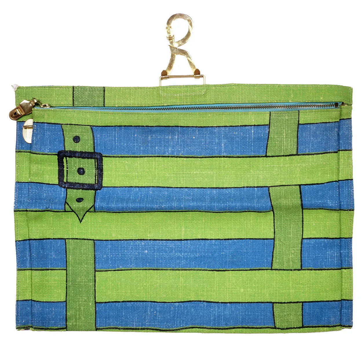 Vintage Roberta di Camerino Trompe l’Oeil Perfume Cosmetics Travel Bag 70s Large