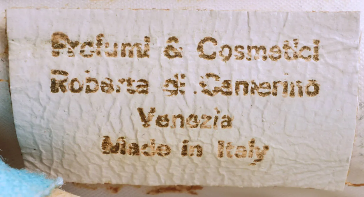 Vintage Roberta di Camerino Trompe l’Oeil Perfume Cosmetics Travel Bag 70s Large
