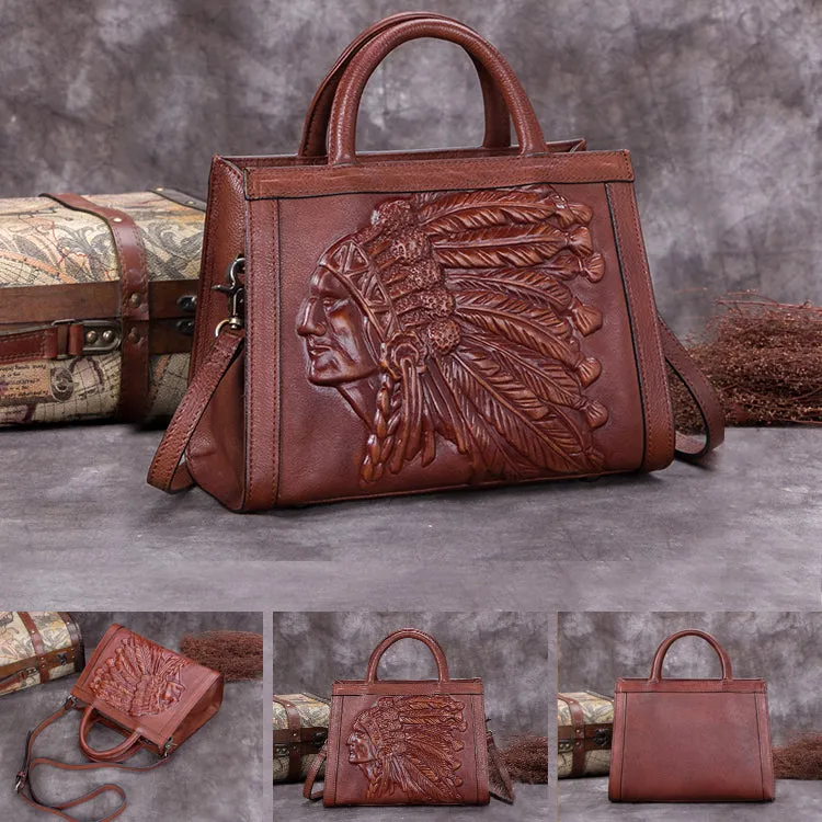 Women Genuine Leather Handbags Designer Crossbody Bags Purse for Women
