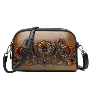 Women Retro Small High Quality Leather Crossbody Purse