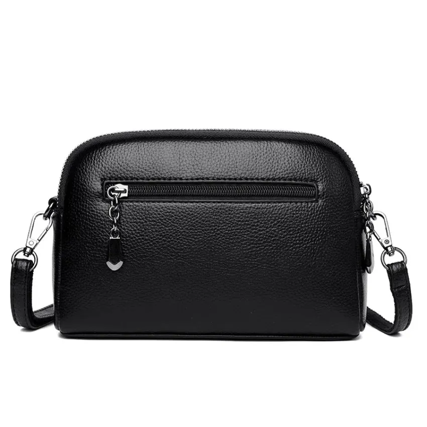 Women Retro Small High Quality Leather Crossbody Purse