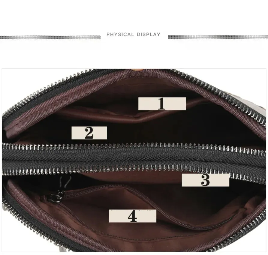 Women Retro Small High Quality Leather Crossbody Purse
