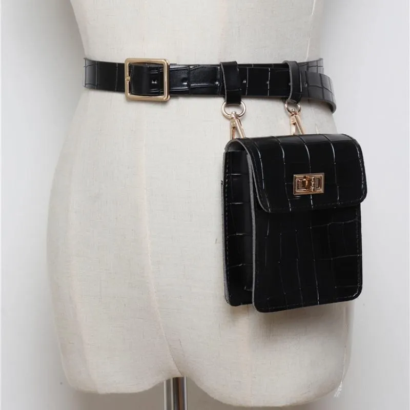 Women's Leather Small Belt Bag