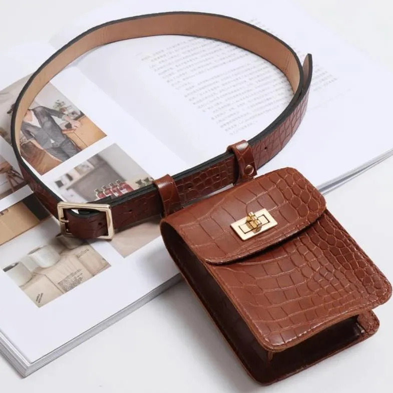 Women's Leather Small Belt Bag