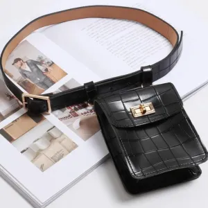 Women's Leather Small Belt Bag
