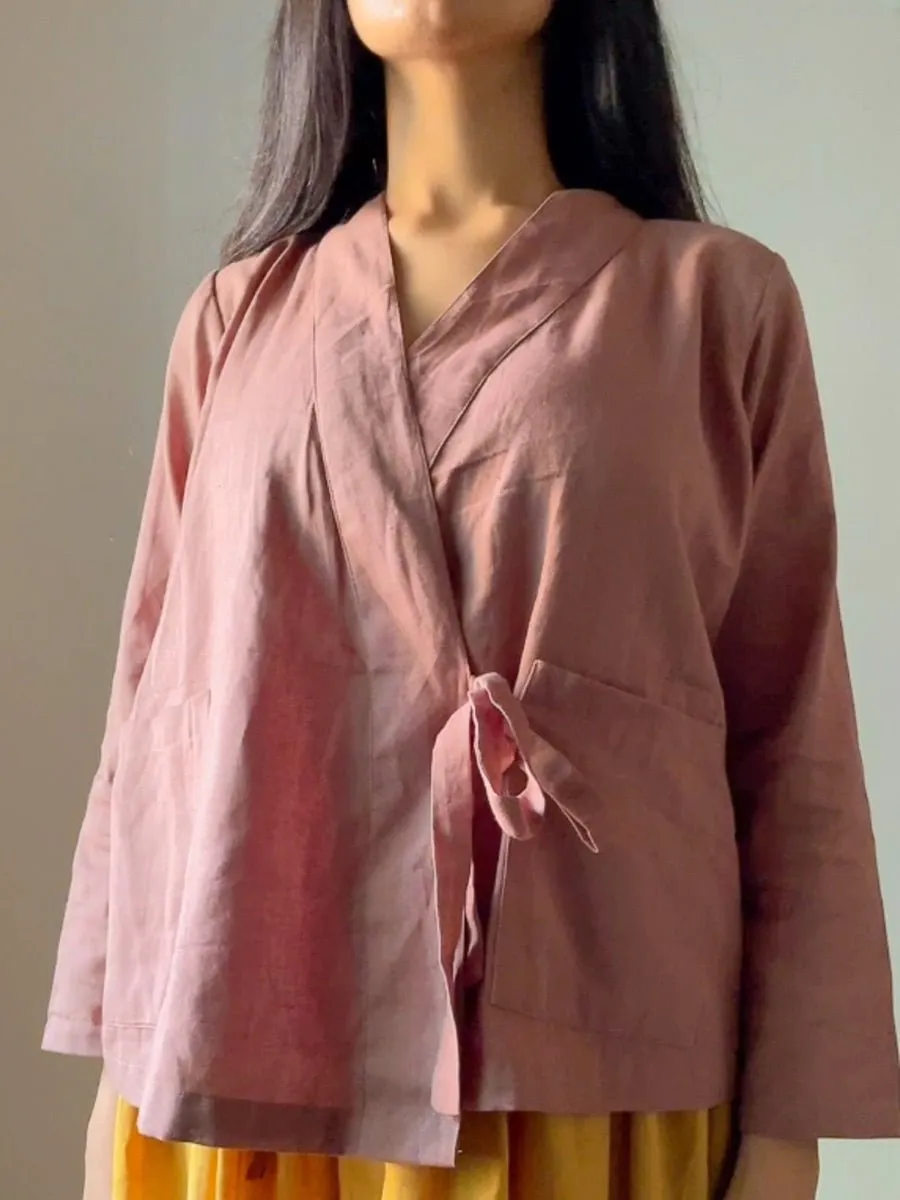 Wrap Top | Hand Dyed | Full Sleeves Top