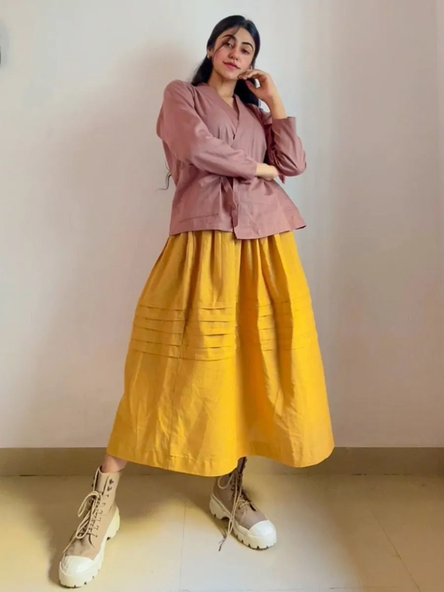 Wrap Top | Hand Dyed | Full Sleeves Top
