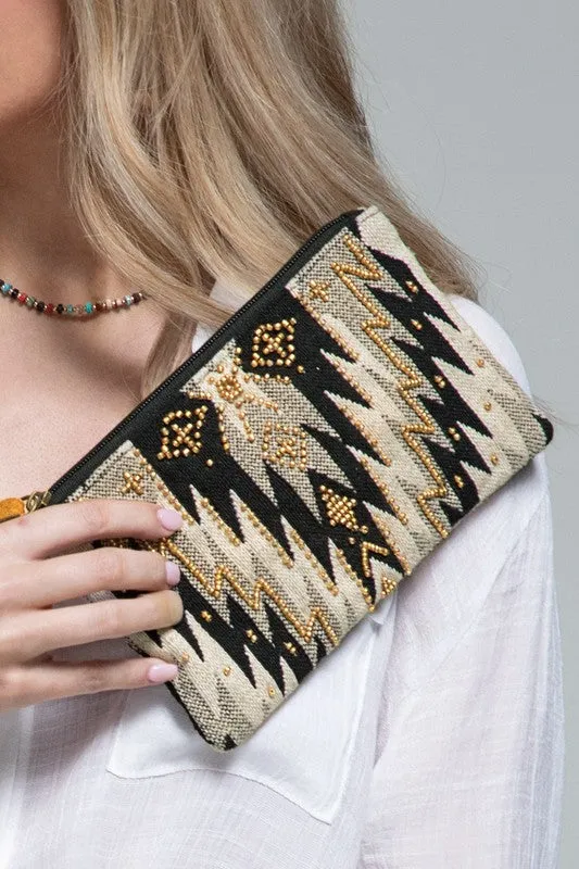 WREN ETHNIC PATTERNED WRISTLET