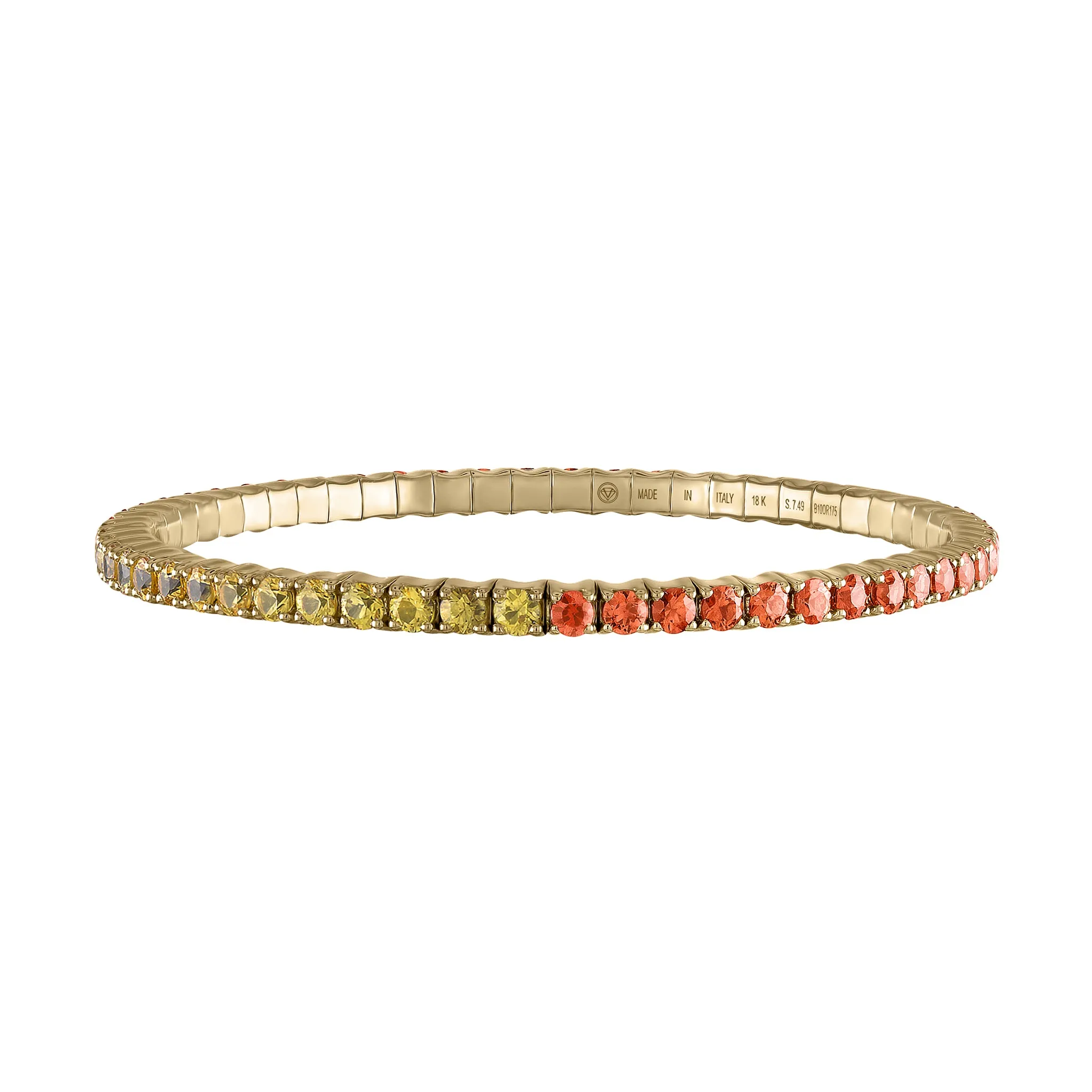 Yellow & Orange Sapphires · Duet Bracelets