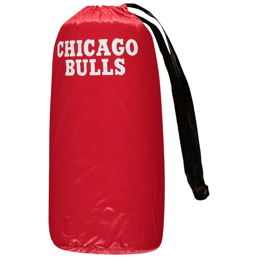 Youth Chicago Bulls Red Double Dribble Reversible Packable Full-Zip Puffer Jacket