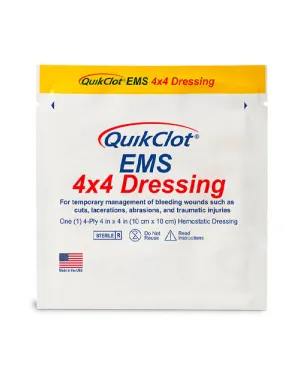Z-Medica QuikClot® EMS 4x4 Dressing